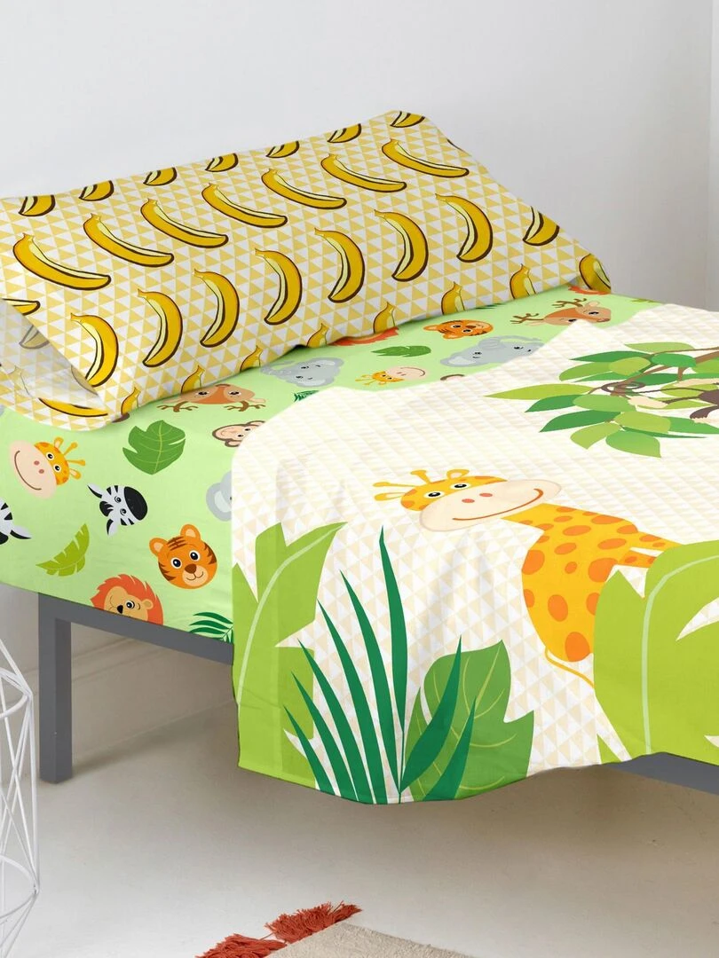 Drap housse Wild "Happyfriday" Multicolore