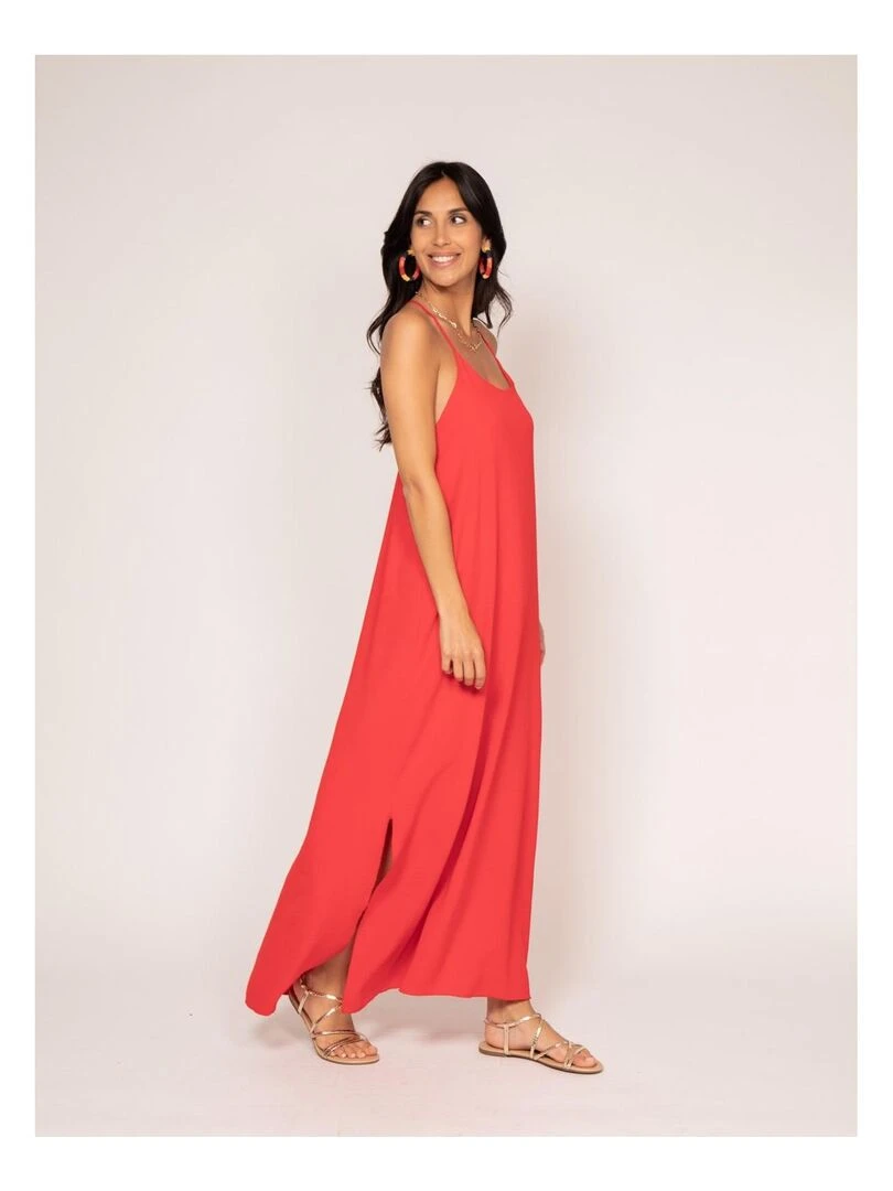 Robe longue IGGY   Rouge