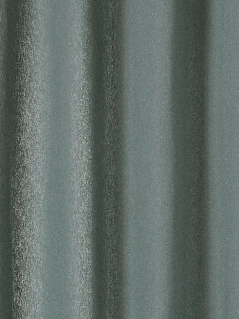 Rideau en coton et chanvre Gris foncé