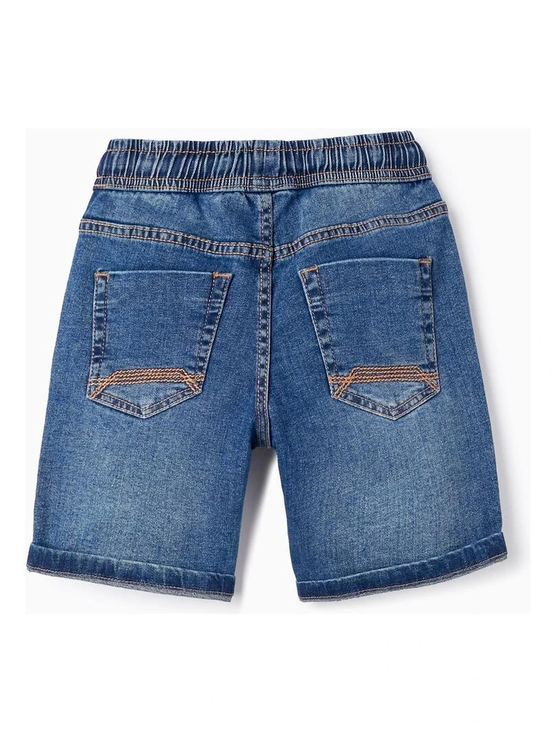 Short en Jean en Coton pour Garçon 'Midi' EXPLORING AUSTRALIA Bleu
