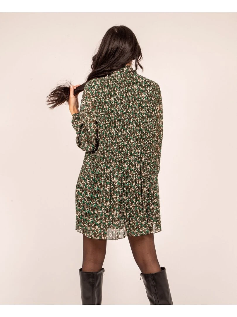 Robe courte motifs IRREELLE   Vert