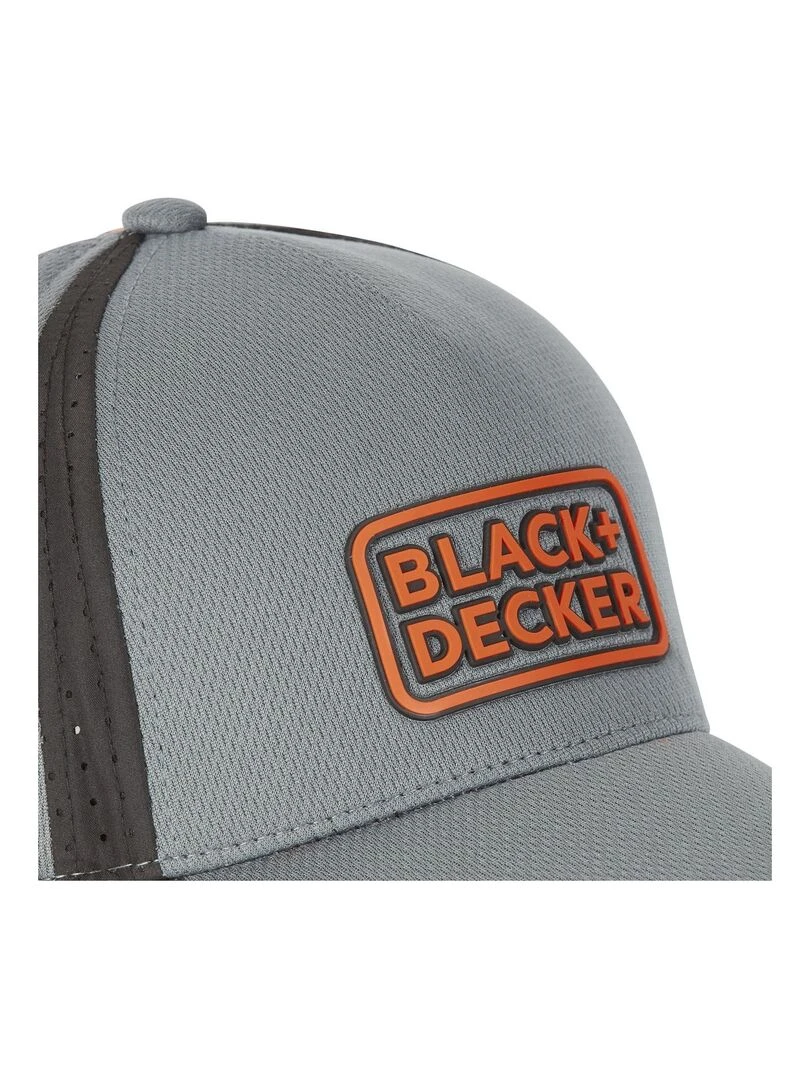 Casquette active couture renforcées ajustable Black & Decker   Gris