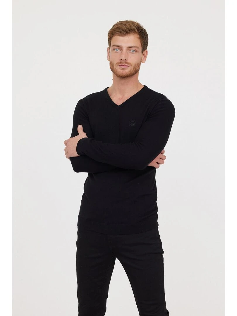 Lee Cooper Pull coton regular CIFAR Noir