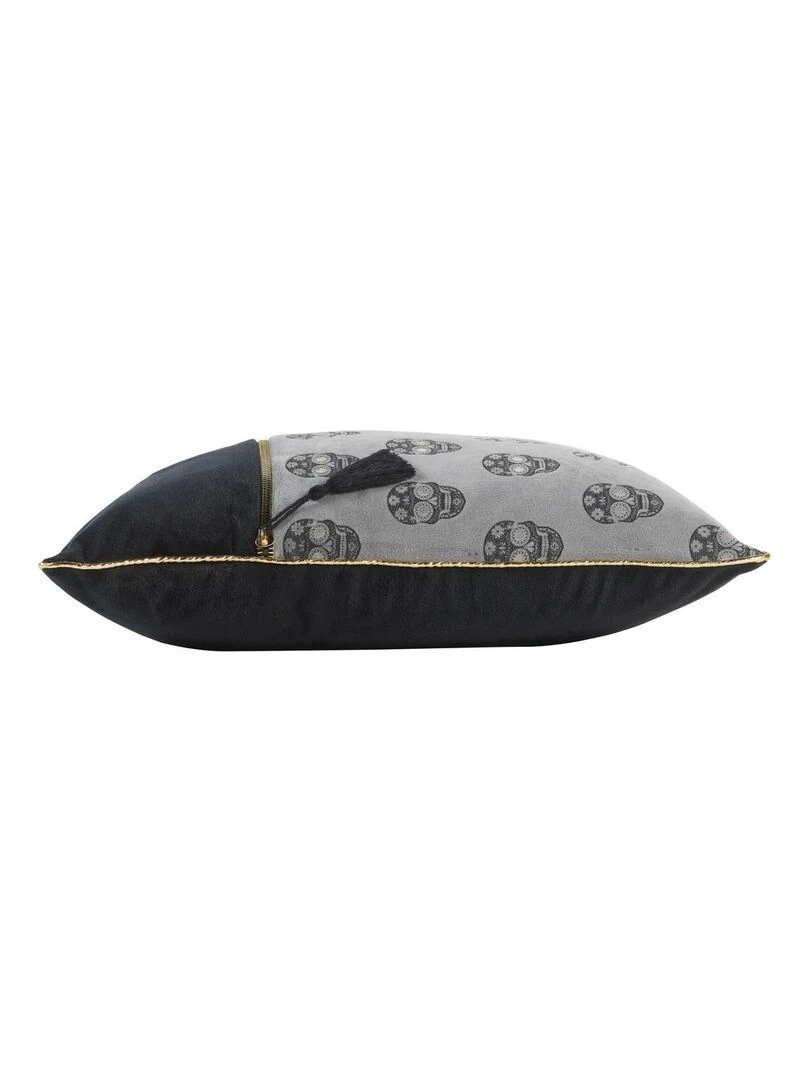 Coussin ethnique Arthuro or Noir