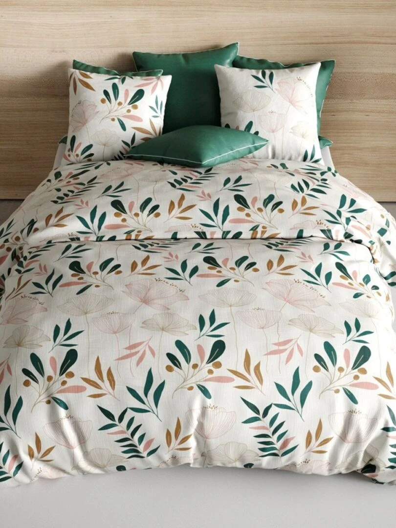 Parure 4 pièces Kano 2 personnes coton 57 fils DH140   Beige