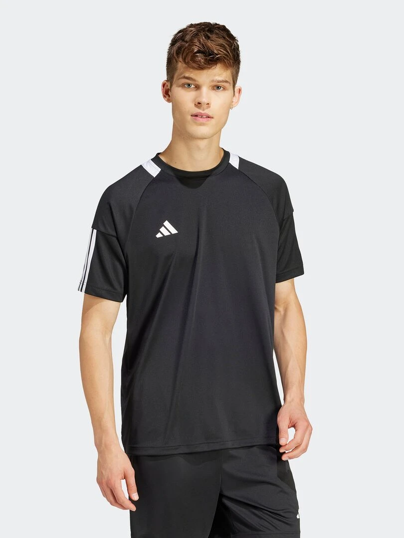 Chemise fluide à col pyjama   Bleu marine