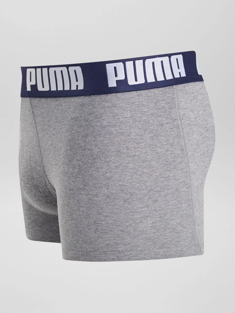 Boxers 'Puma'   Lot de 4   Bleu/noir/rouge