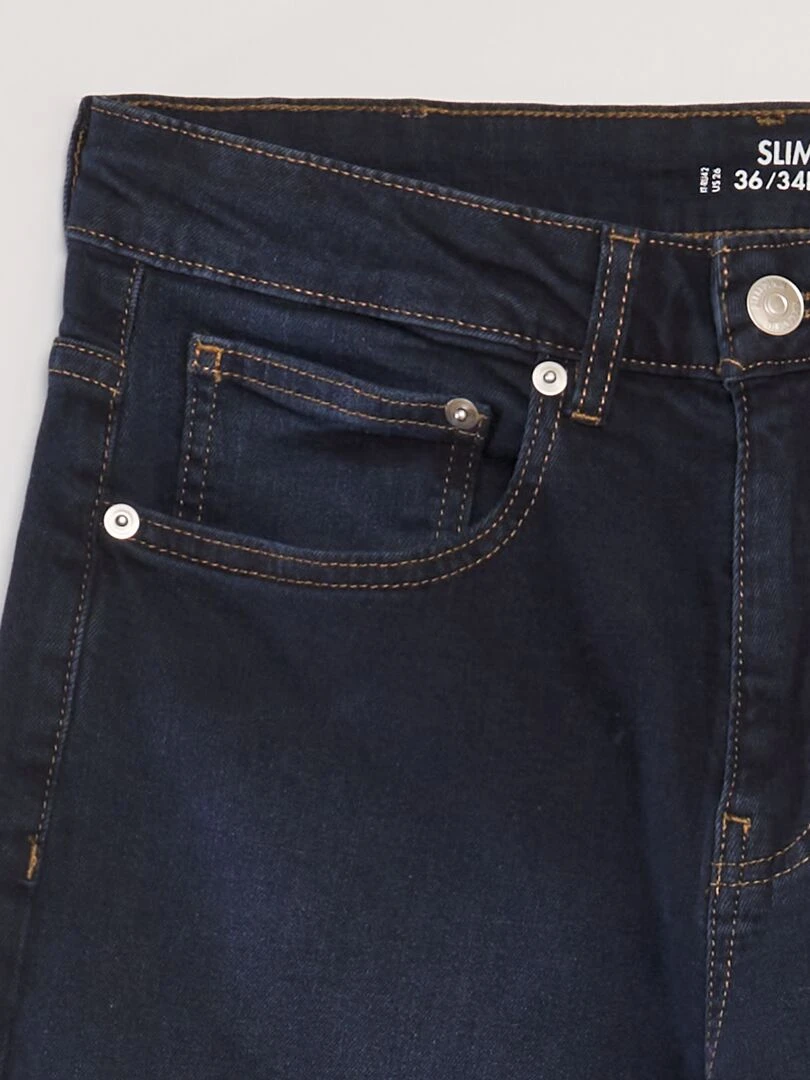 Jean slim à 5 poches   L34   Brut