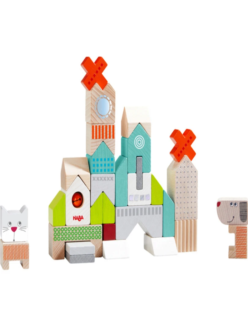 Blocs de construction Chien et chat (31 pièces)   N/A