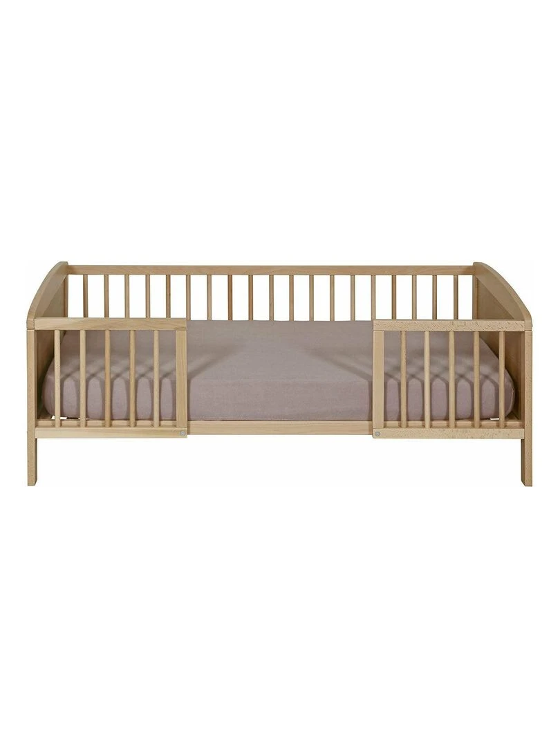 Lit enfant avec barrières Peyo   AKITEN RETAIL   Marron