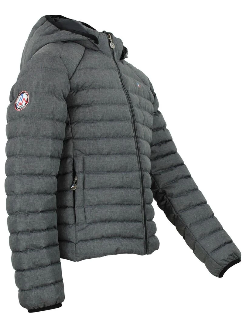 Doudoune de ski fille GACENZA   PEAK MOUNTAIN   gris anthracite