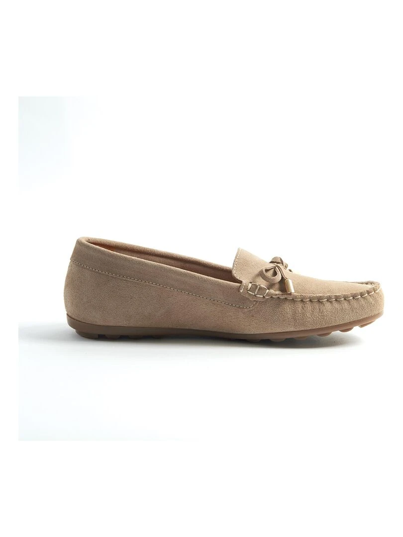 Mocassin   Modele Caroline   Beige