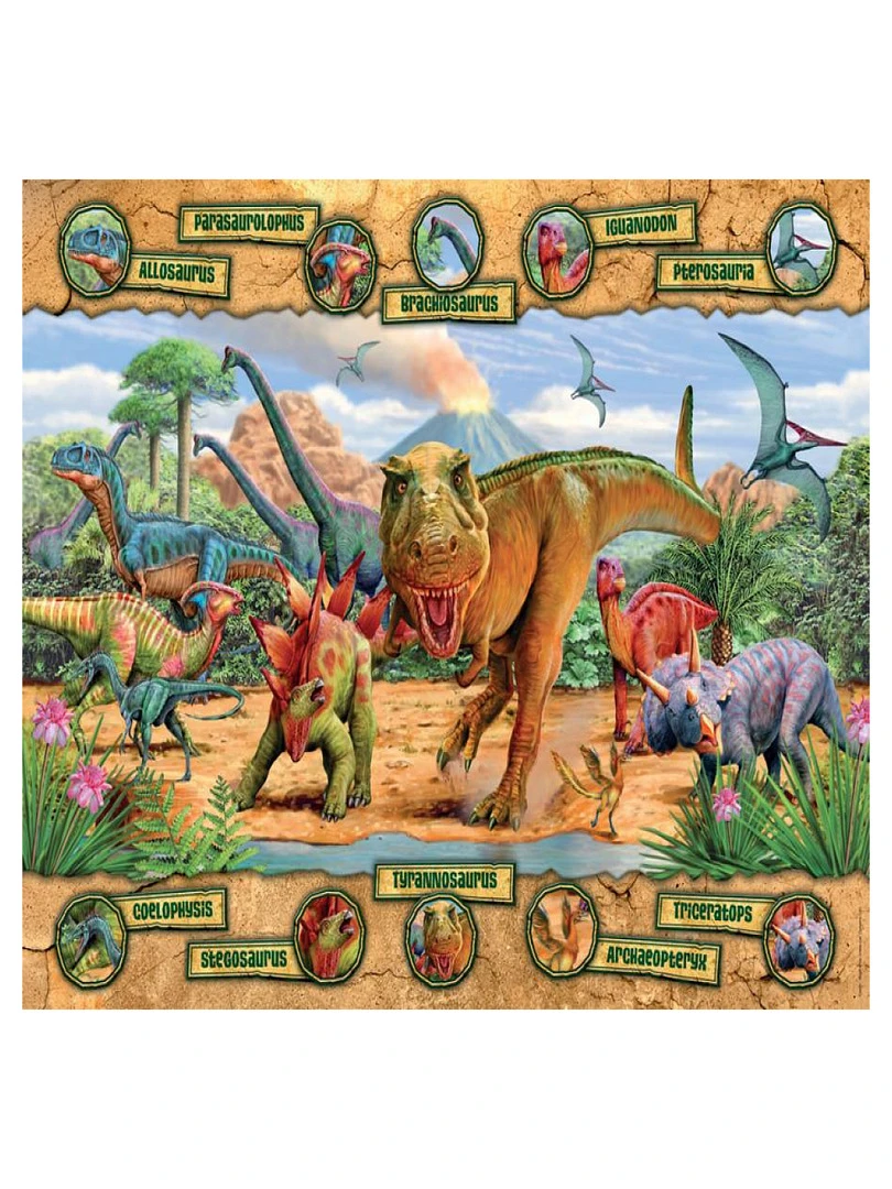 Puzzle 150 P Les Especes De Dinosaures N/A