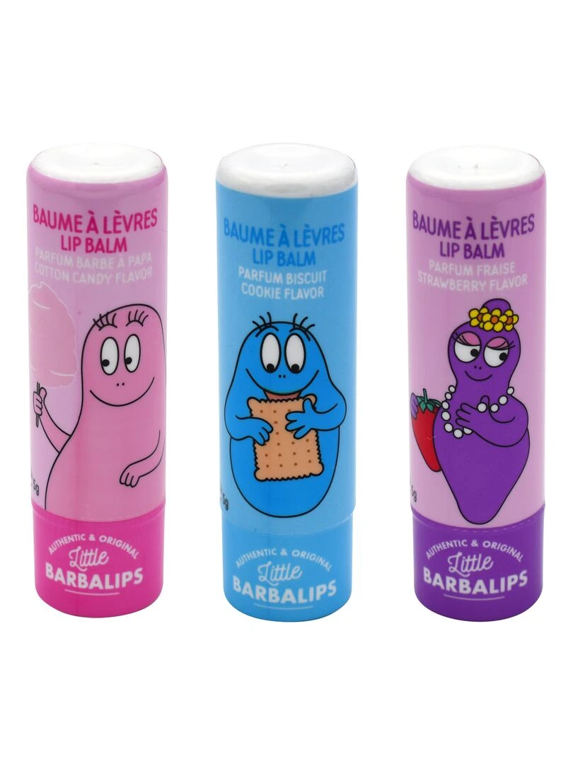 Barbapapa Baume à Lèvres Lot 3 pièces N/A