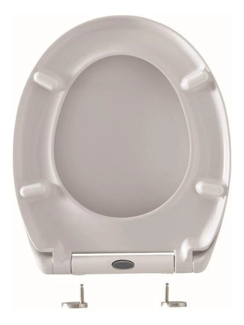 Guy Levasseur   Abattant WC MDF compressé blanc galet 44cm   Blanc