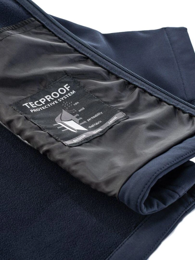 Hi Tec   Veste softshell LIVARO   Bleu foncé