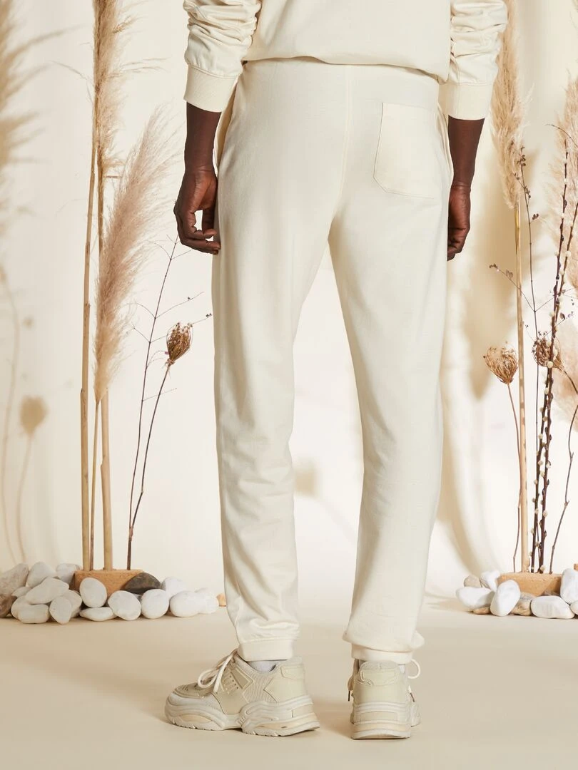 Pantalon de jogging en molleton   Blanc