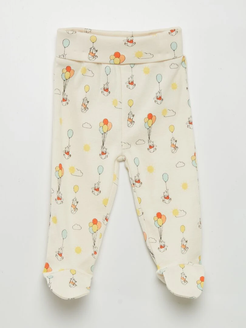 Ensemble body + legging avec pieds + bonnet 'Disney'   Orange