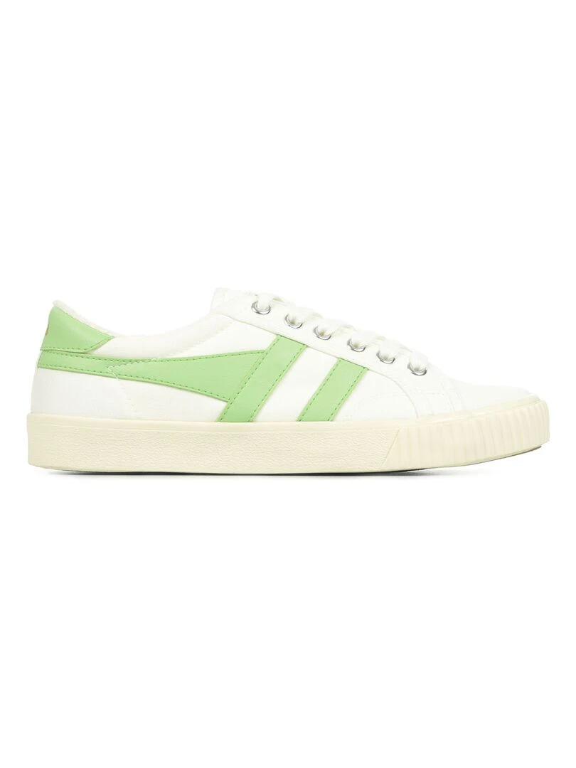 Baskets Gola Tennis Mark Cox Blanc Vert clair