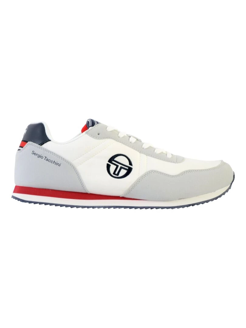 Basket Basse à Lacets Sergio Tacchini Nantes Blanc