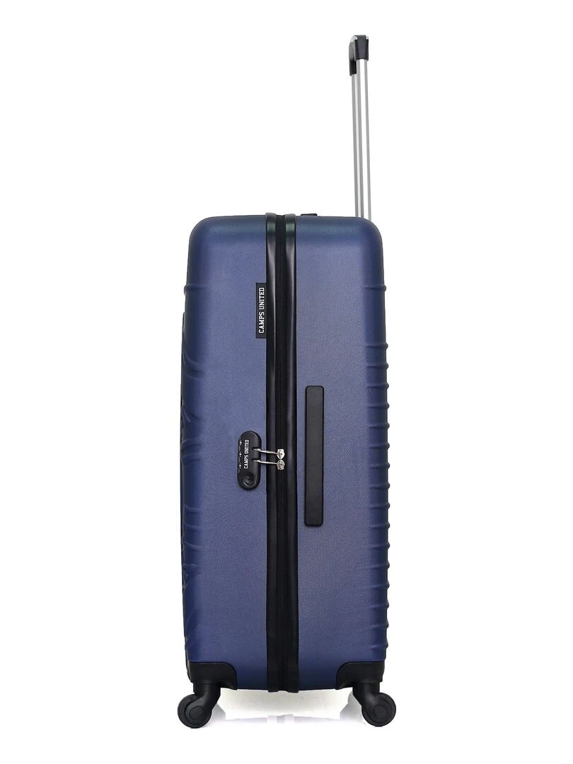 CAMPS UNITED   VALISE GRAND FORMAT ABS CAMBRIDGE 4 ROUES 75 CM   Bleu marine