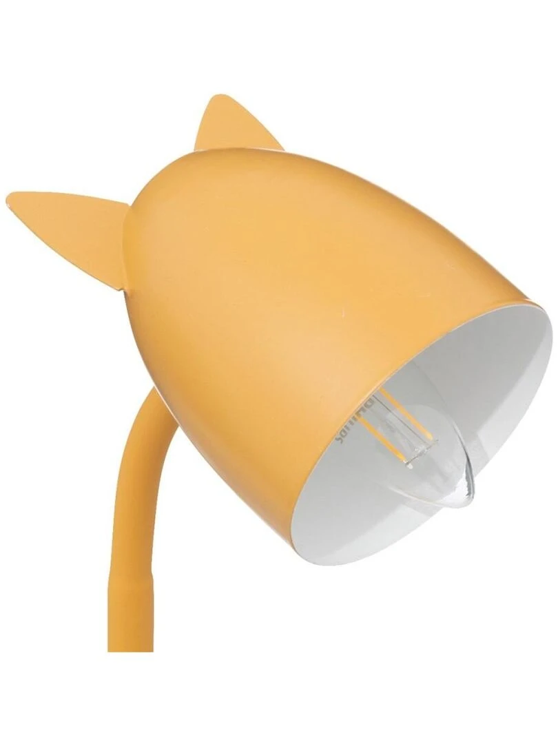 Lampe oreilles métal ocre Jaune