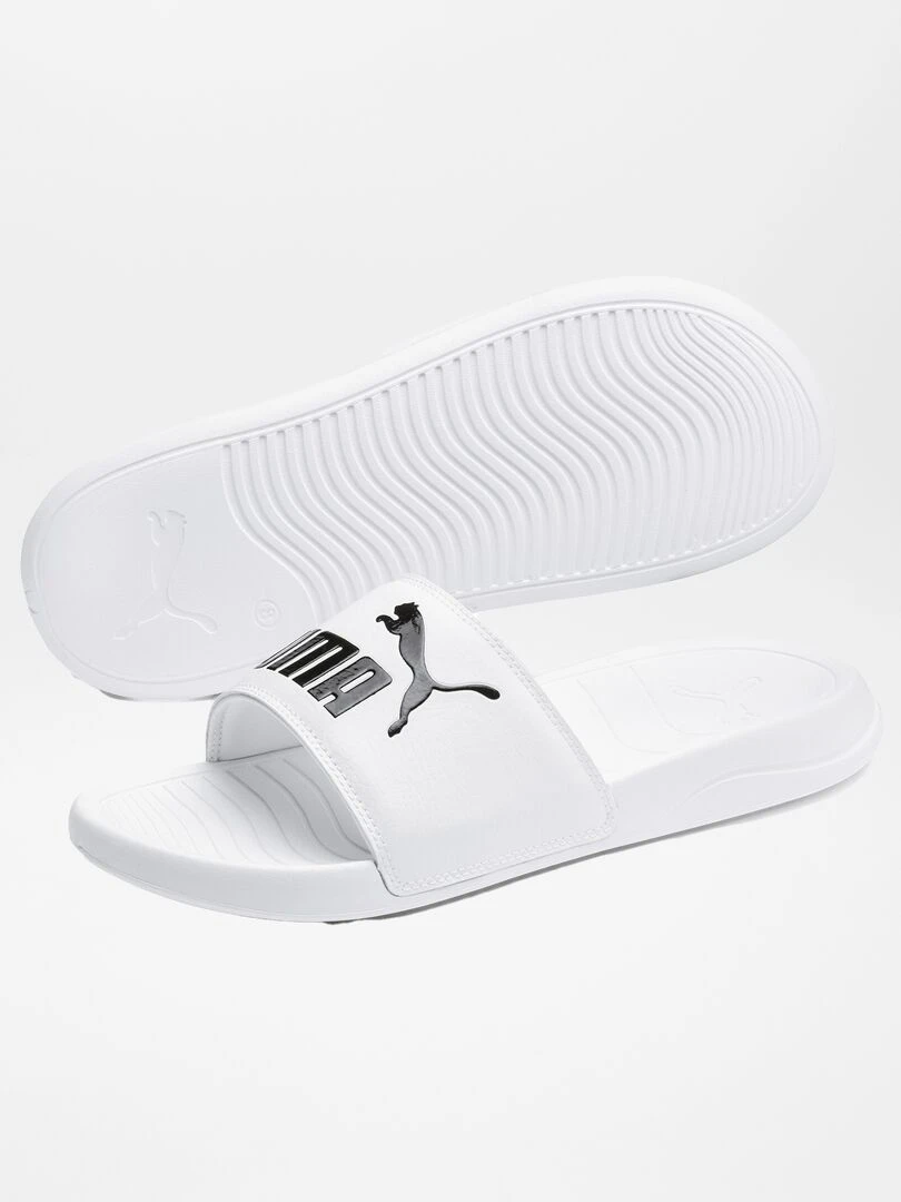 Polo en piqué de coton uni   Vert