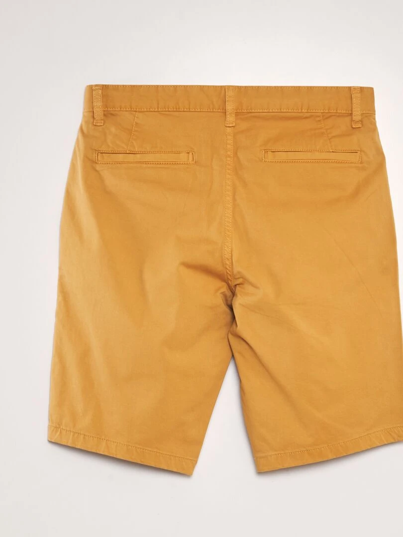 Bermuda chino Moutarde
