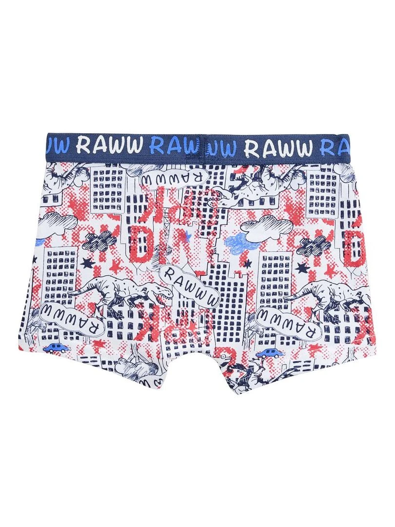 Lot de 2 boxers garçon Terrian   Rouge