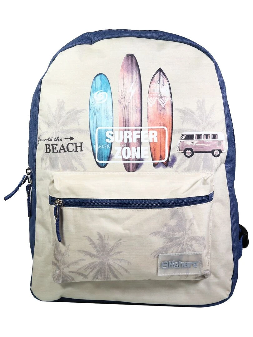 BAGTROTTER Sac à dos 1 compartiment Offshore Beige Van & Surf Beige
