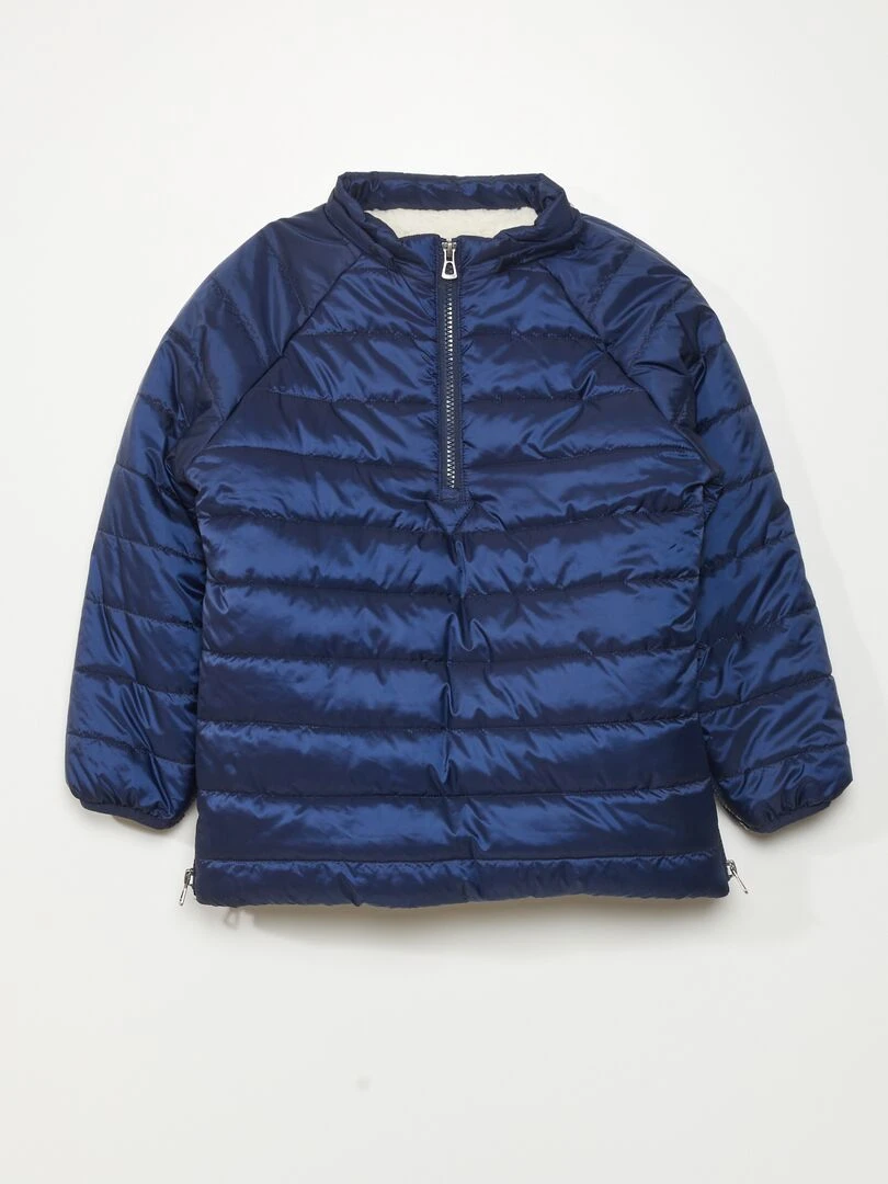 Doudoune matelassée à capuche   So Easy   Bleu marine