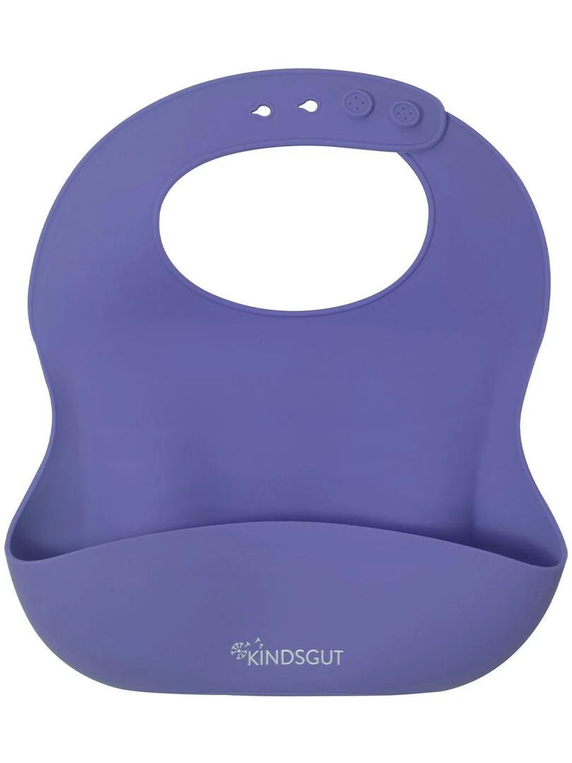 Bavoir en silicone Violet