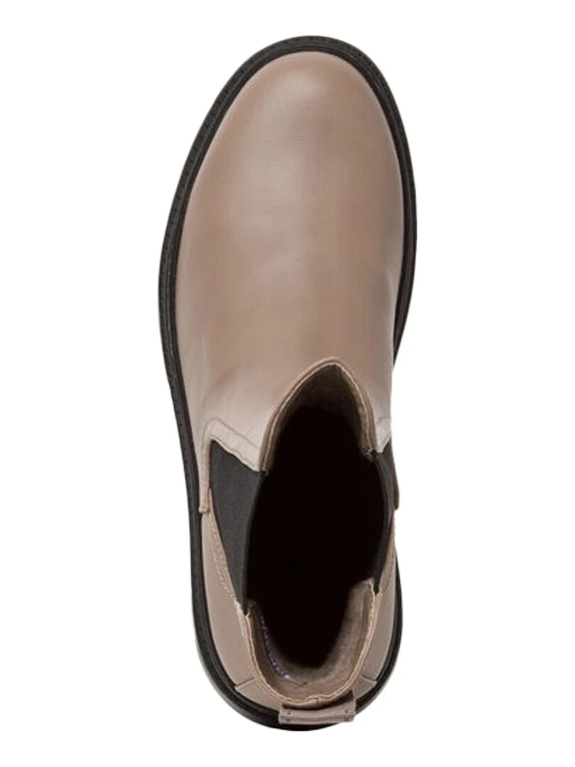 Bottine Cuir Tamaris   Noir