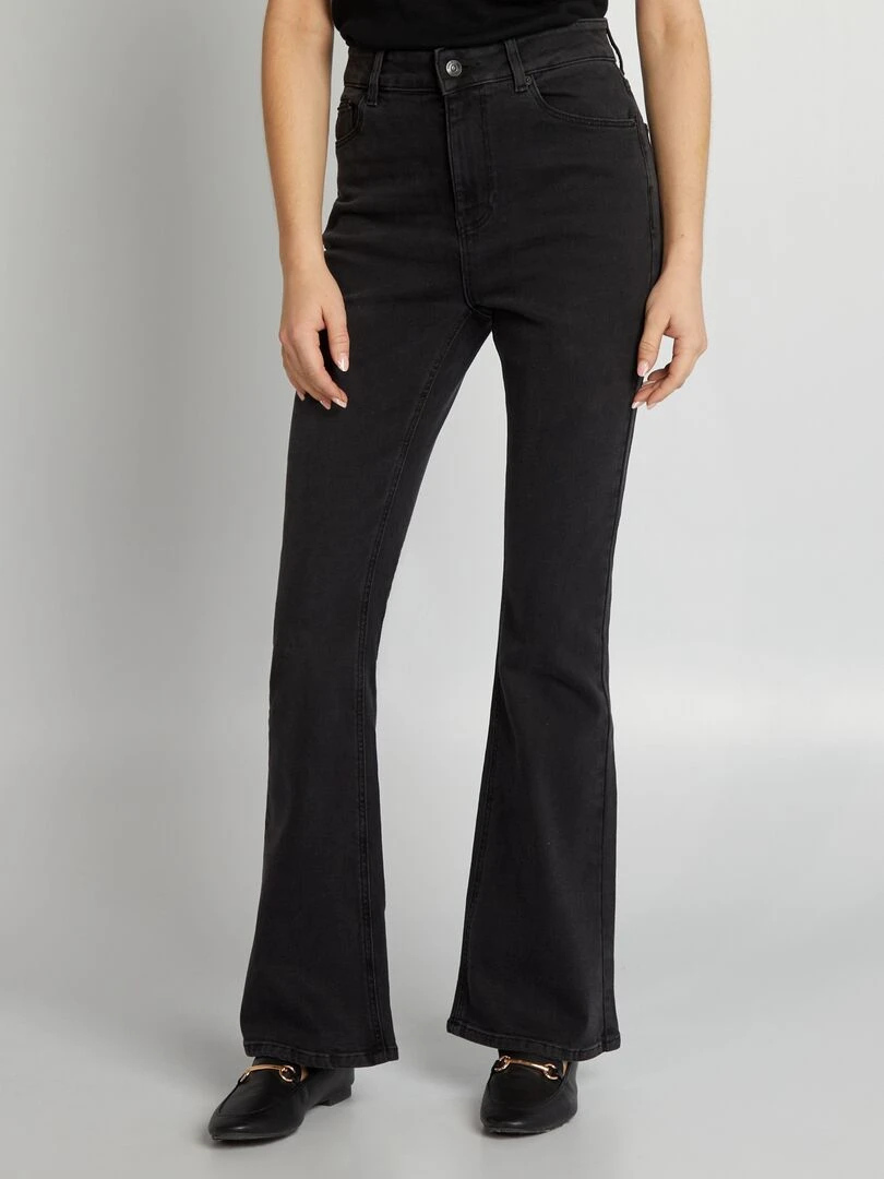 Jean flare/bootcut L30 Noir