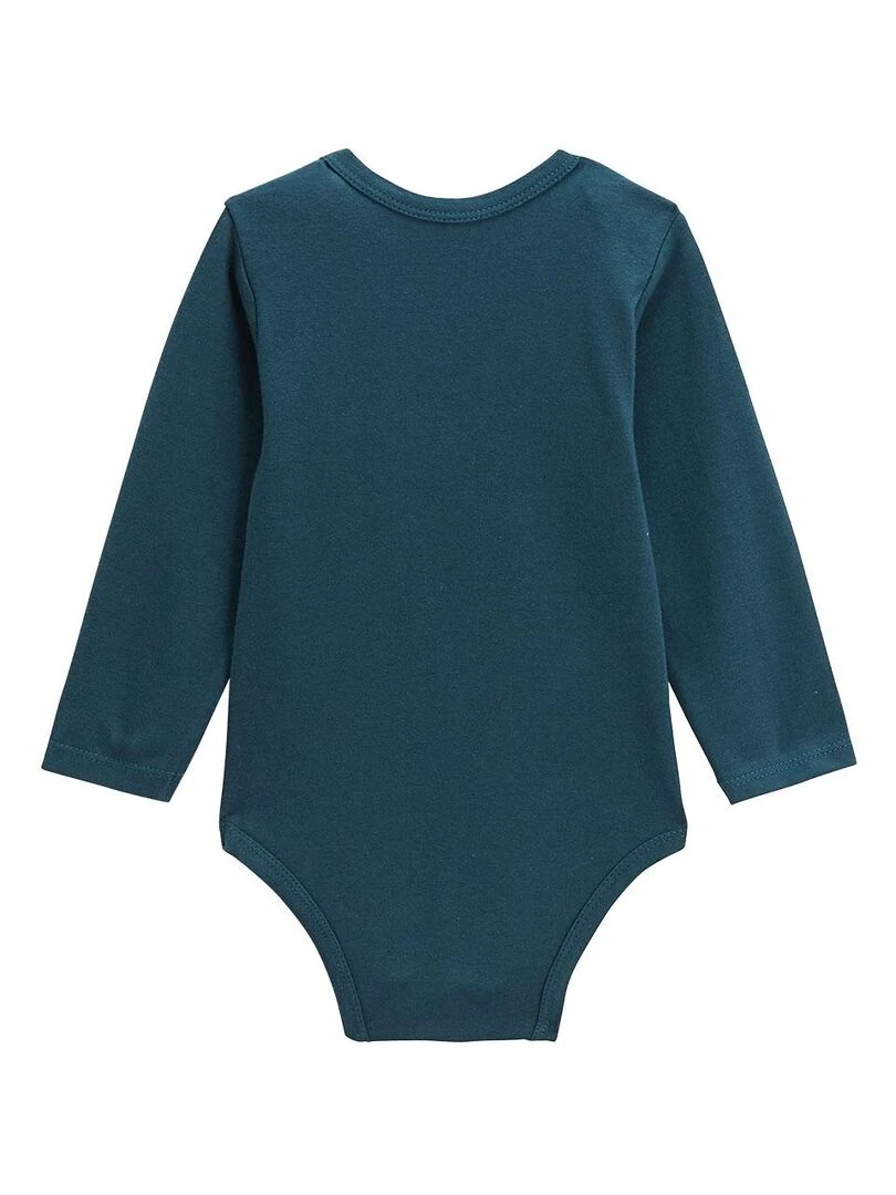 Lot de 2 bodies bébé manches longues Marceau   Bleu