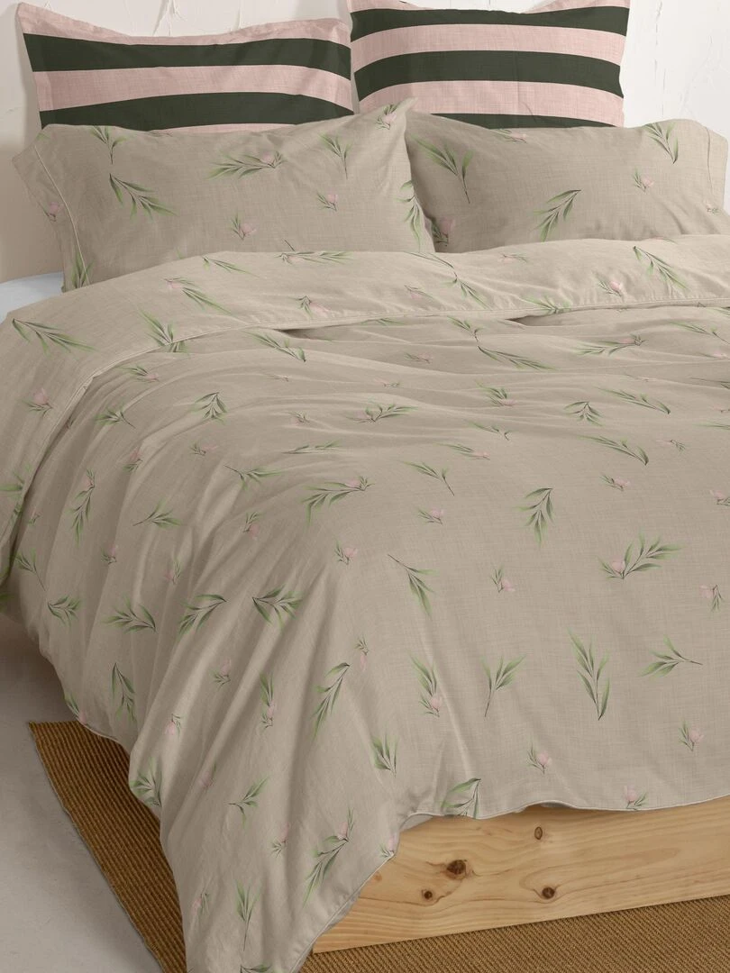 Housse de couette Summer Floral (D) "Happyfriday" Blanc