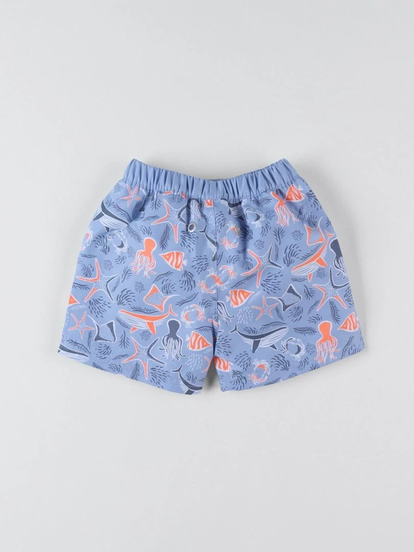 Boxer de bain double protection    Archimède   Bleu