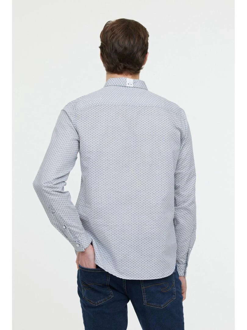 Lee Cooper   Chemise manches longues coton/lin regular DOLCE ML   Bleu marine