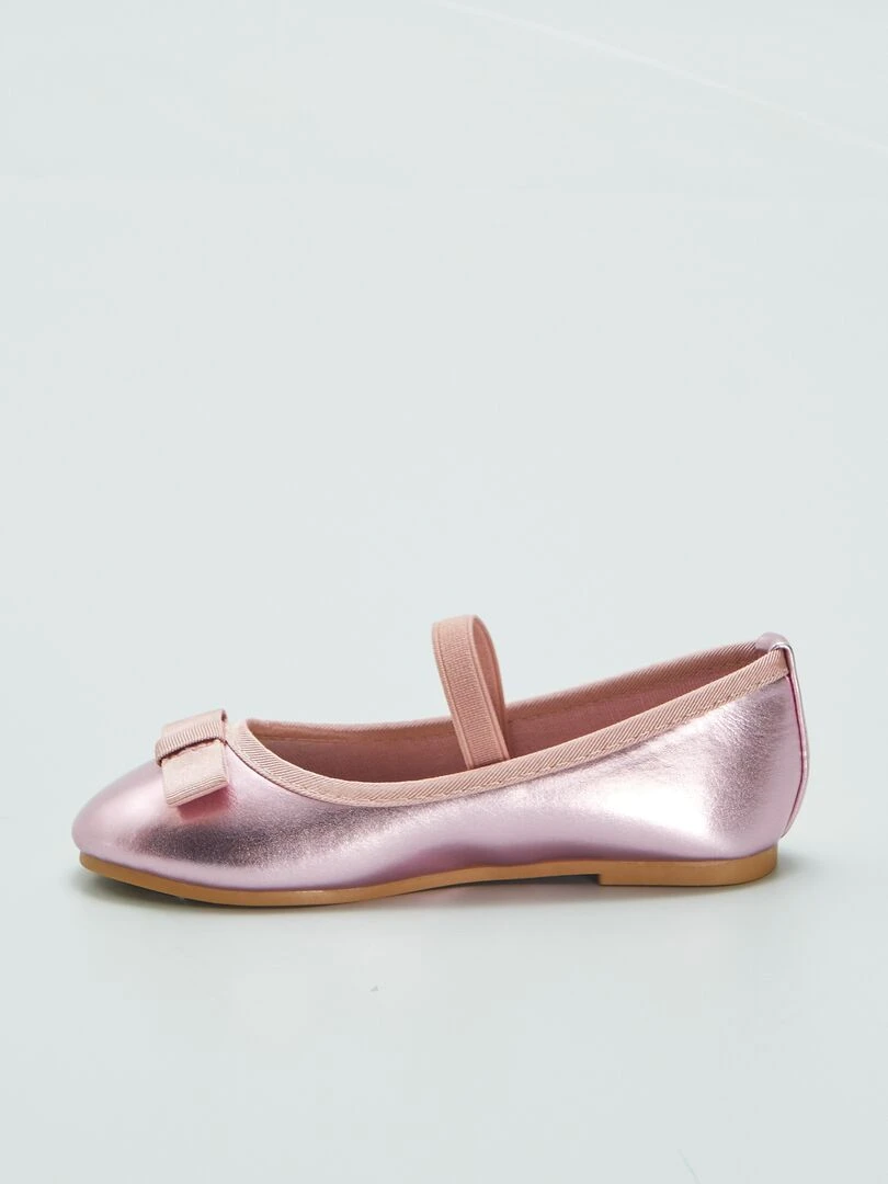 Ballerine avec mini talonette   Rose