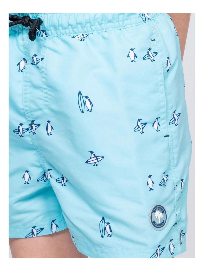 Short de bain GILSON J Bleu ciel