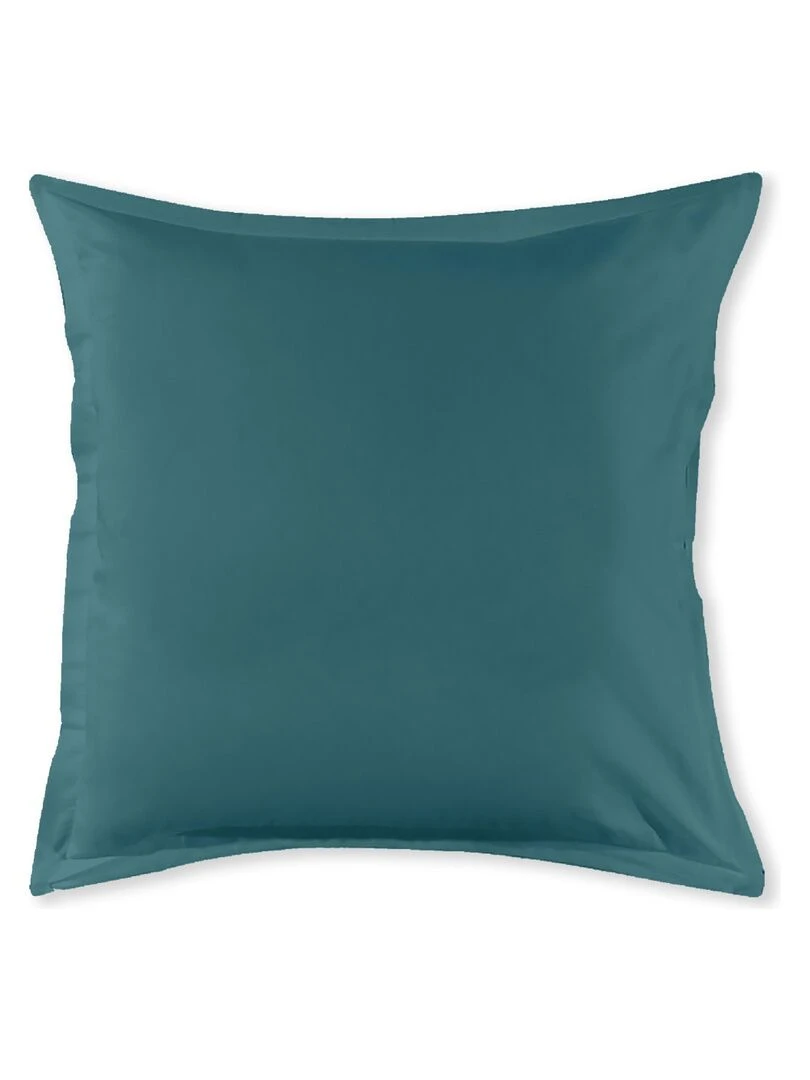 Future Home Lot de 2 taies d'oreiller en coton canard 64x64cm Bleu canard