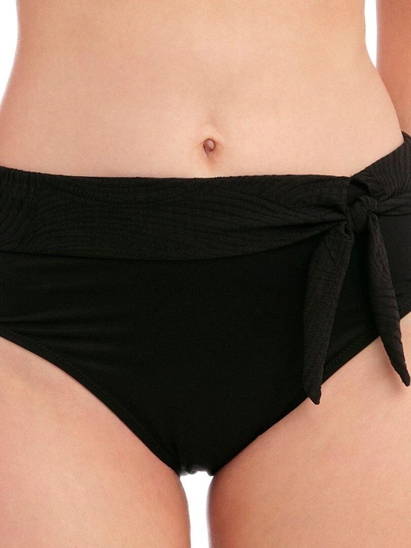 Bas de maillot de bain taille haute Ottawa Noir