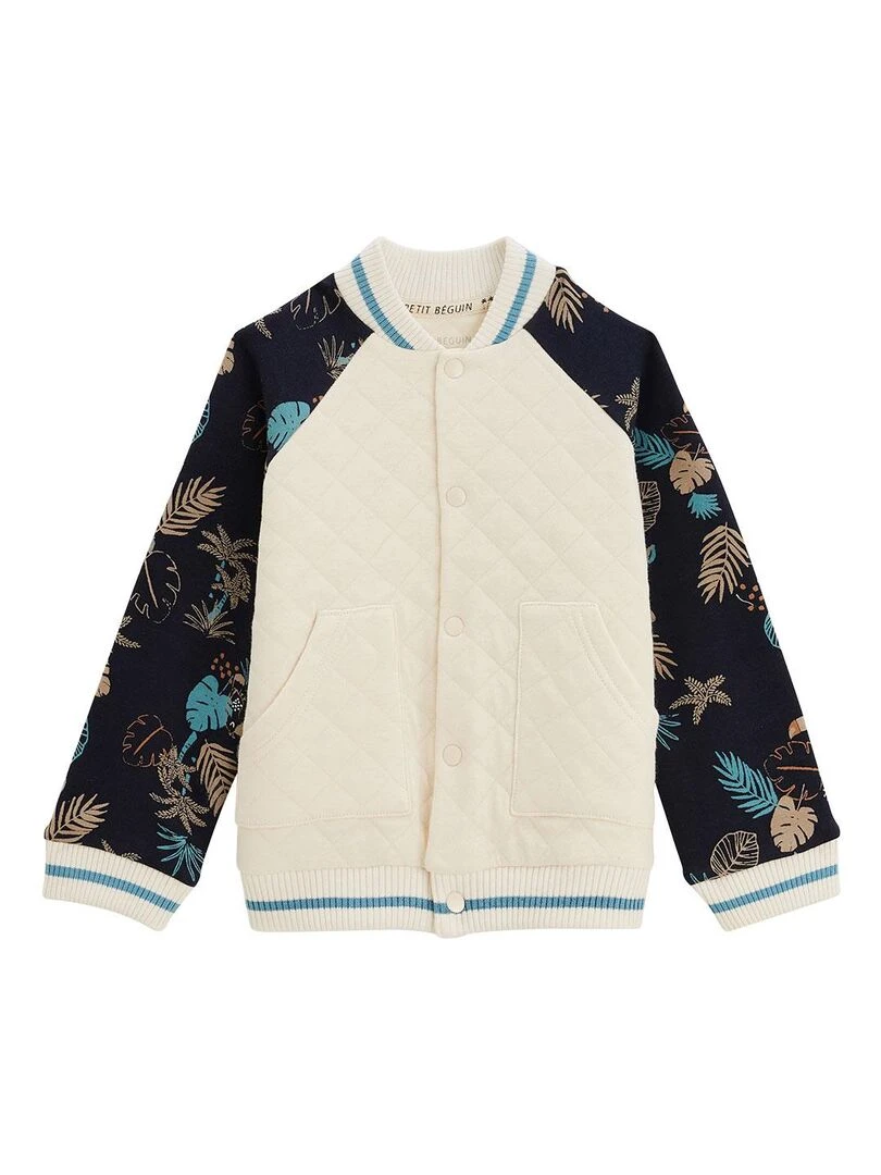 Veste teddy enfant Manaus Ecru