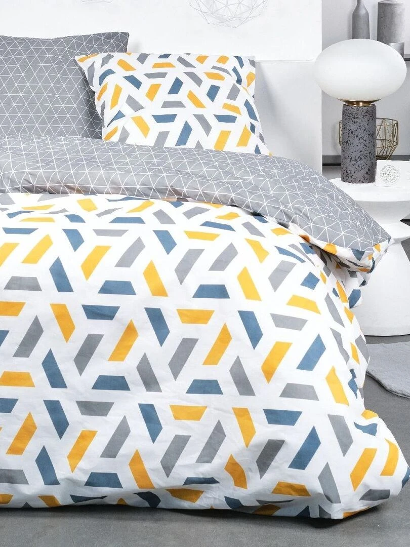 Parure de lit 'CRAZY ARIA' 'TODAY' Blanc