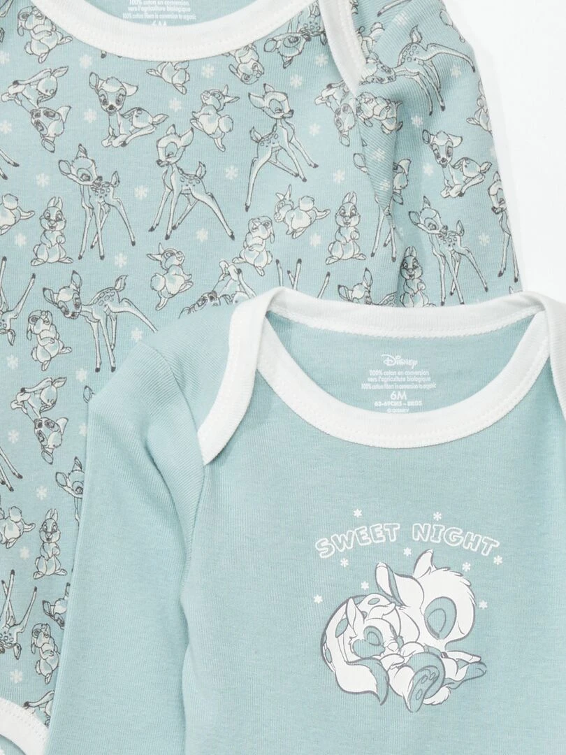 Lot de 2 bodies   Bleu