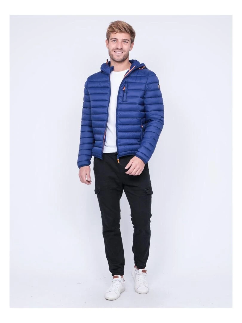 Doudoune légère capuche ZEGEL   Bleu