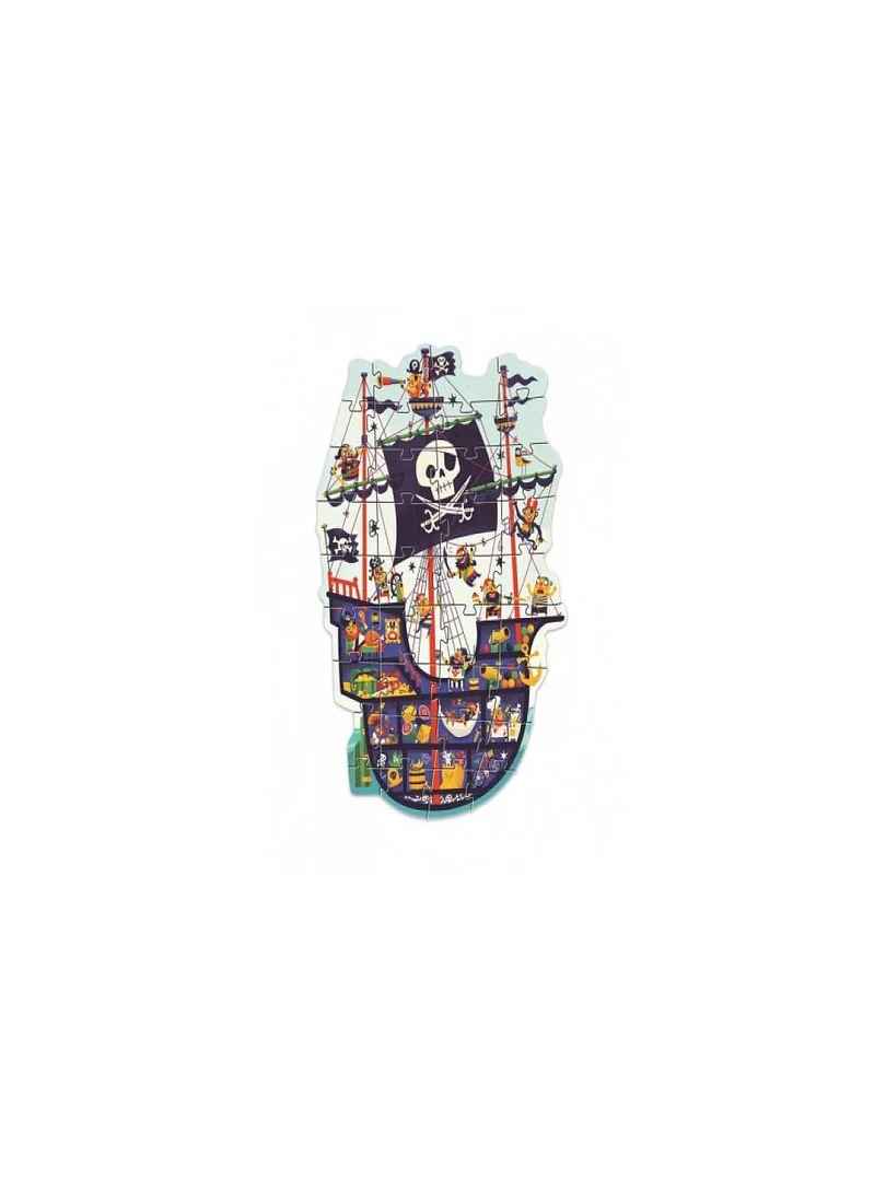 Puzzle Geant Le Bateau De Pirate 36 Pcs N/A