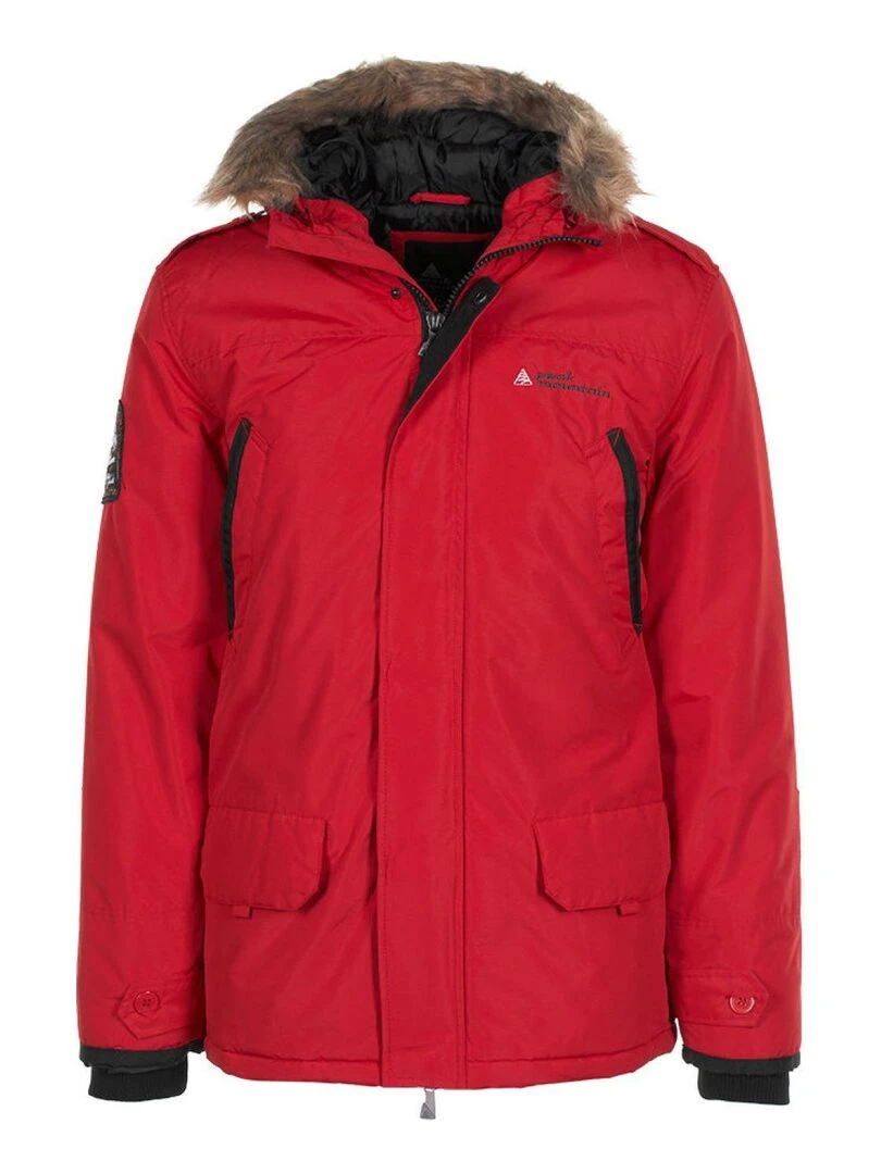 Parka de ski homme CAPEAK PEAK MOUNTAIN Rouge