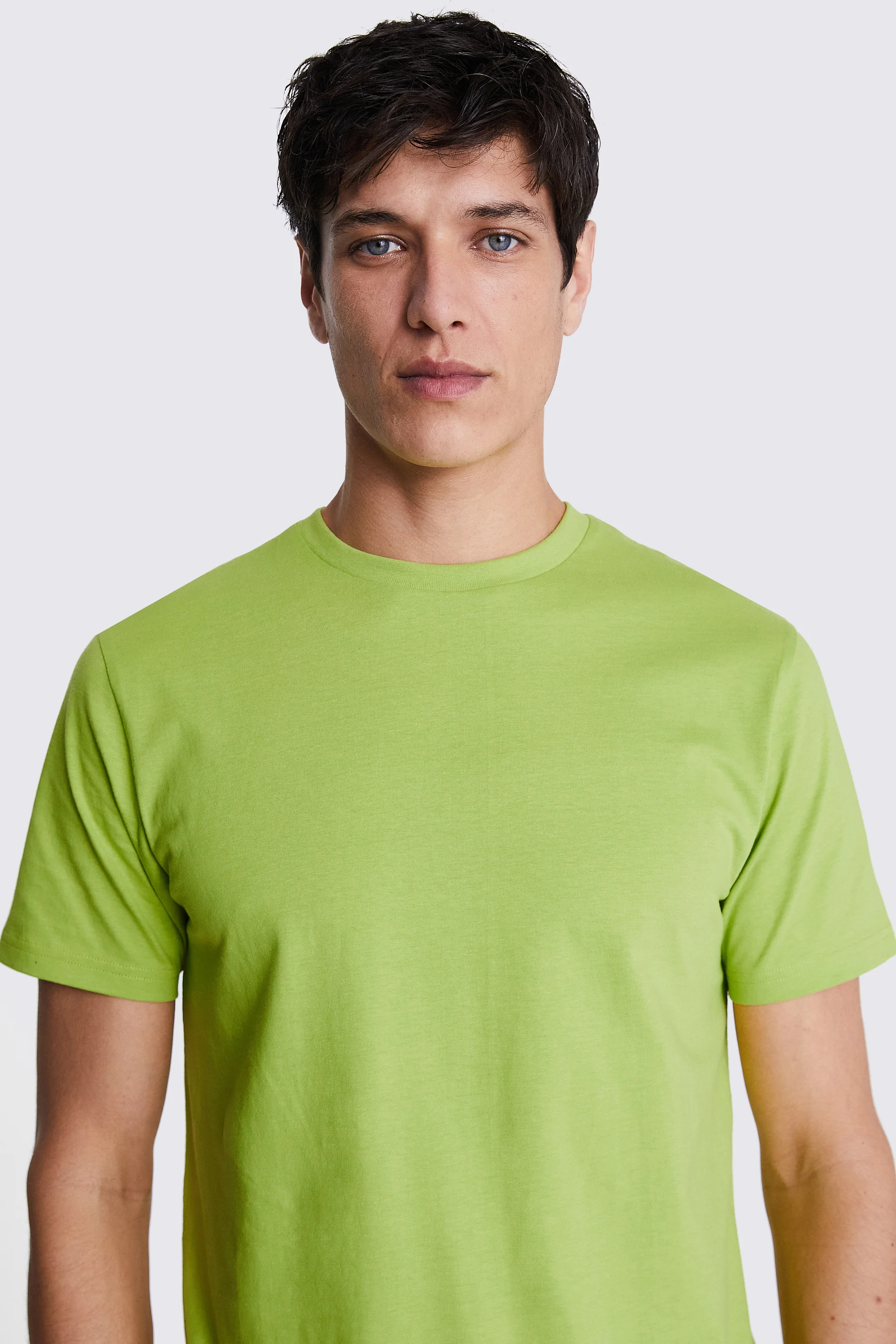 Light Grey Marl Crew Neck T-Shirt   Buy Online at Moss