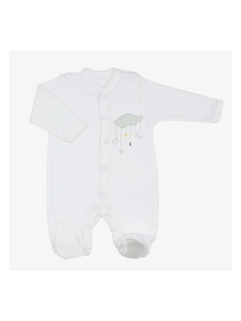 Kit naissance en coton   Blanc